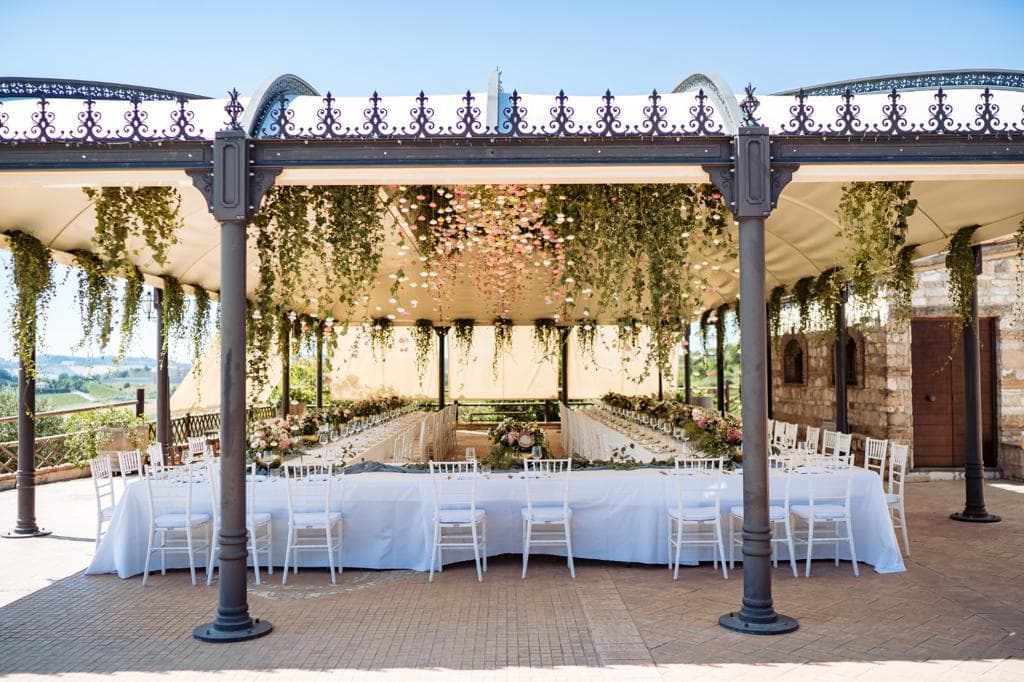 Allestimento floreale per matrimonio firmato Florimar.
