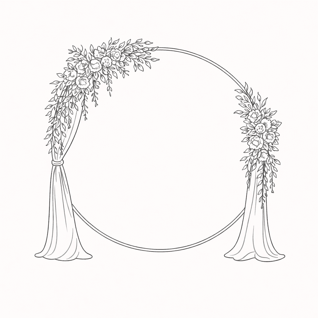 Installazione floreale firmata Florimar.